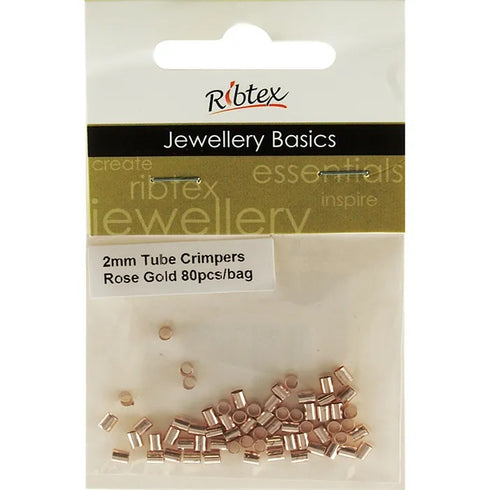2mm Metal Alloy Tube Crimpers (available in 4 colours)